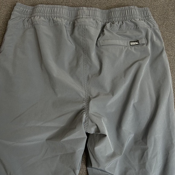Eddie Bauer Jogger Pants Womens 12 Blue Fleece Lined Hiking Zip Pockets Warm - Picture 4 of 14